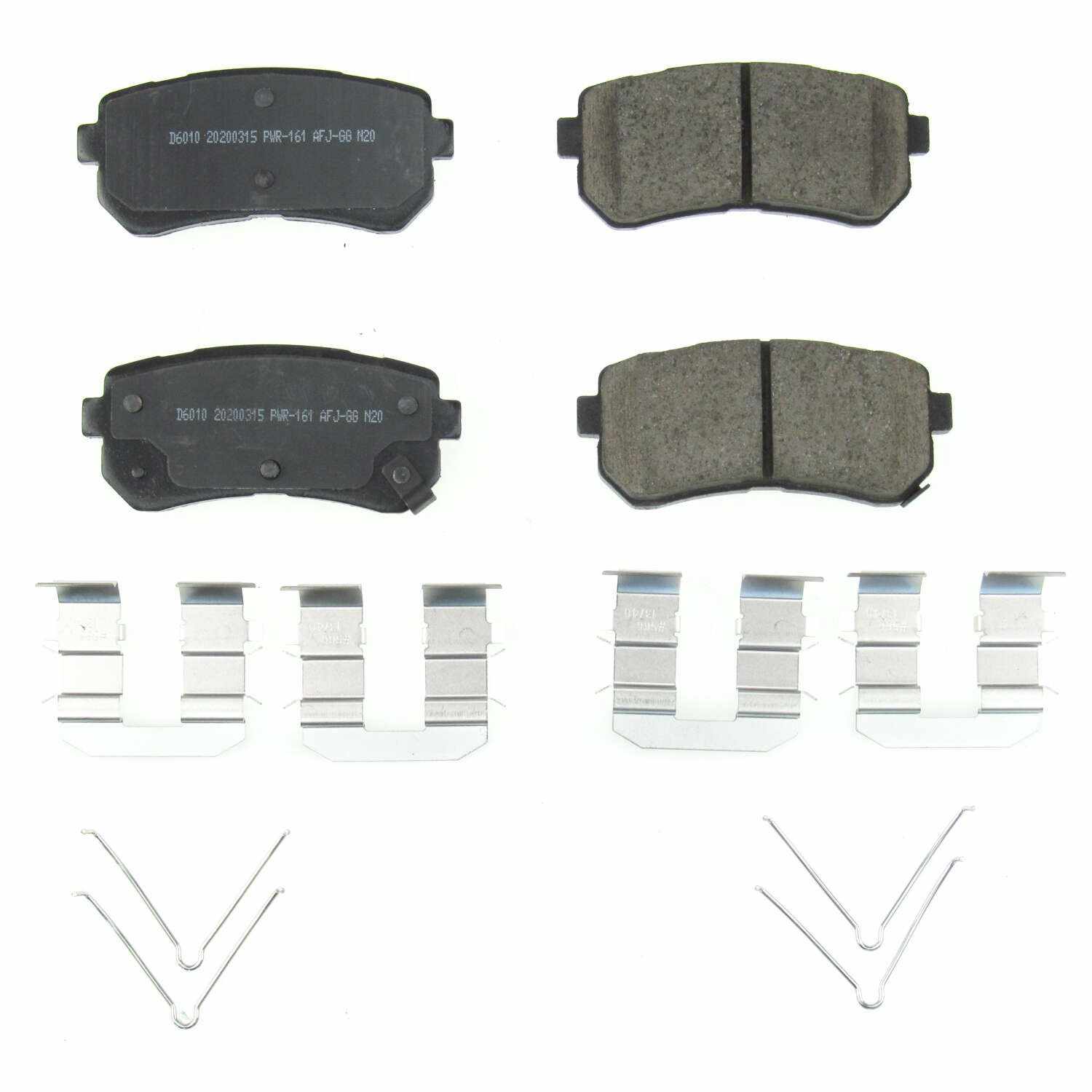 Power Stop 18-19 Hyundai Kona Rear Z17 Evolution Ceramic Brake Pads w/Hardware 17-6010