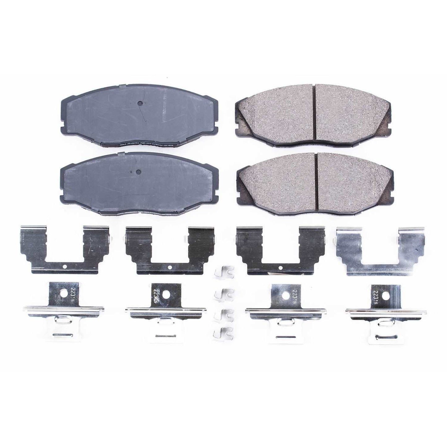 Power Stop 93-98 Toyota T100 Front Z17 Evolution Ceramic Brake Pads w/Hardware 17-604