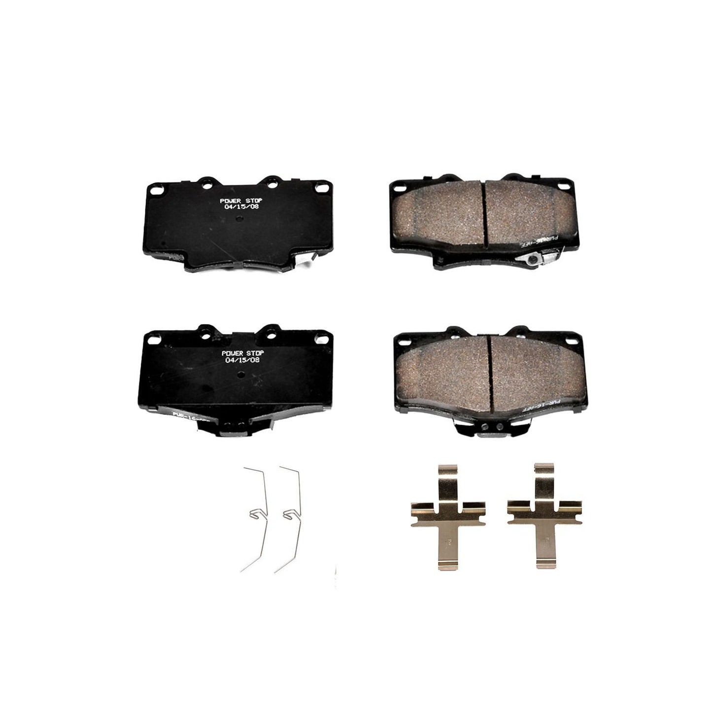 Power Stop 91-95 Toyota 4Runner Front Z17 Evolution Ceramic Brake Pads w/Hardware 17-611