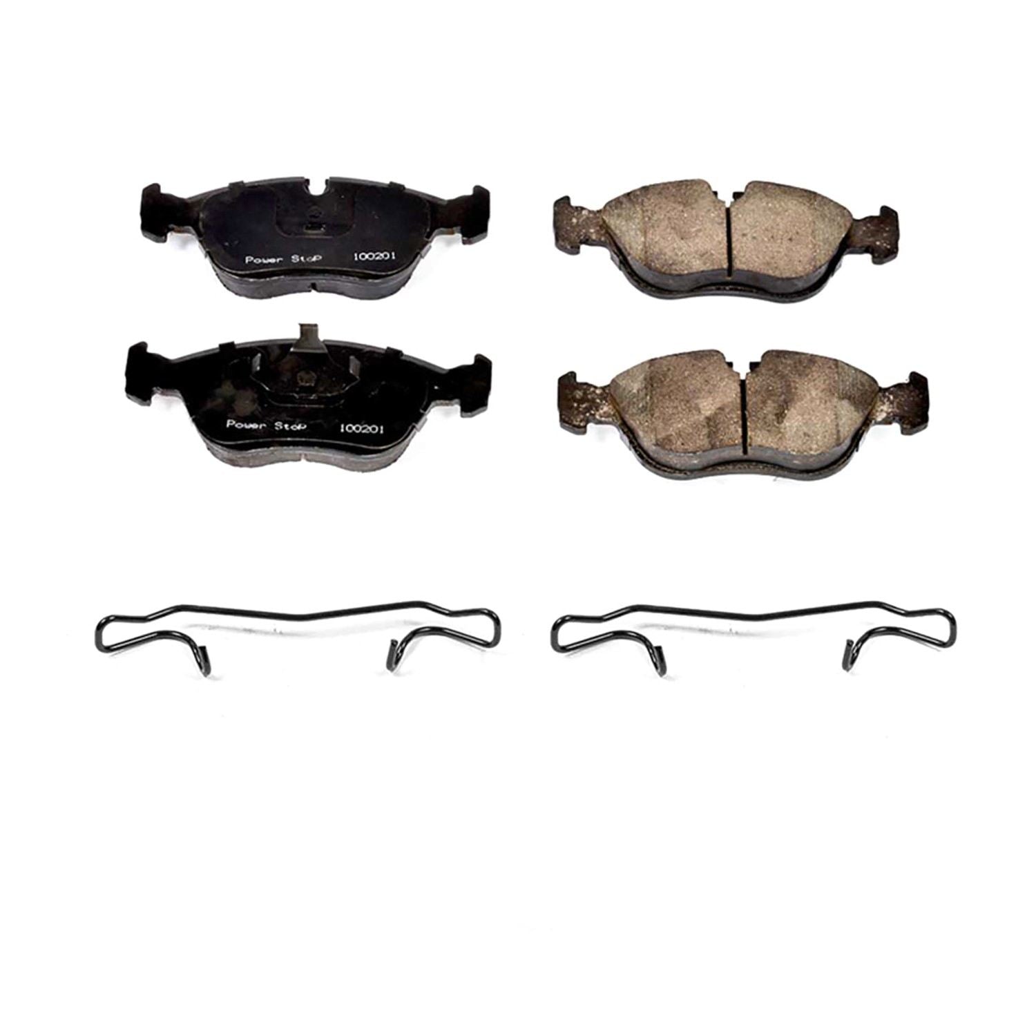 Power Stop 93-97 Volvo 850 Front Z17 Evolution Ceramic Brake Pads w/Hardware 17-618