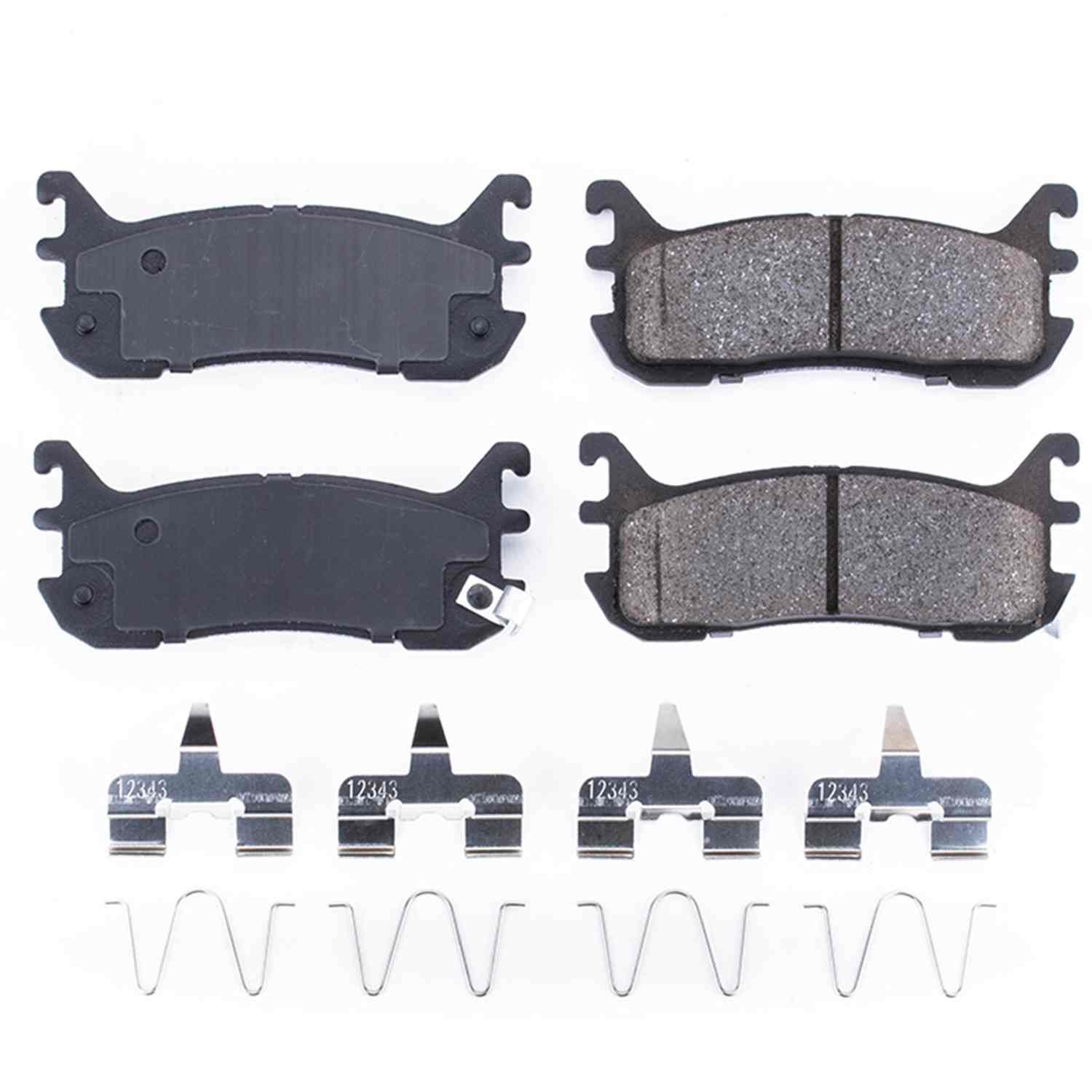 Power Stop 97-03 Ford Escort Rear Z17 Evolution Ceramic Brake Pads w/Hardware 17-636