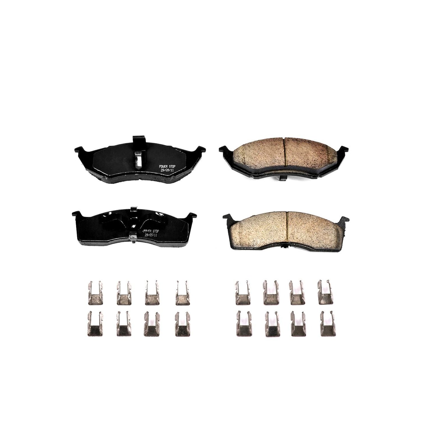 Power Stop 1997 Chrysler Intrepid Front Z17 Evolution Ceramic Brake Pads w/Hardware 17-642
