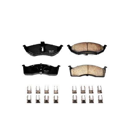 Power Stop 1997 Chrysler Intrepid Front Z17 Evolution Ceramic Brake Pads w/Hardware 17-642