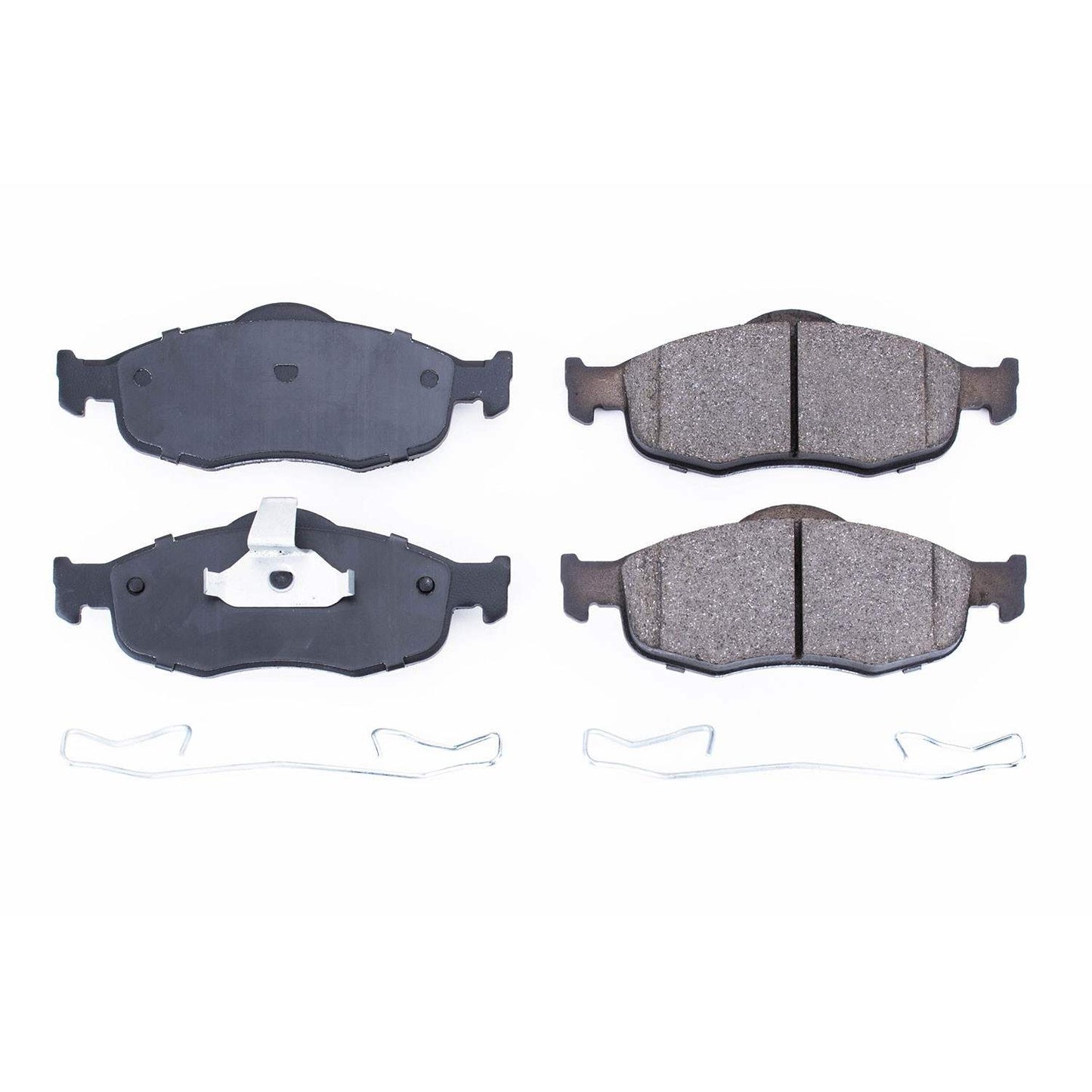 Power Stop 95-00 Ford Contour Front Z17 Evolution Ceramic Brake Pads w/Hardware 17-648