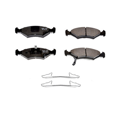 Power Stop 94-00 Kia Sephia Front Z17 Evolution Ceramic Brake Pads w/Hardware 17-649