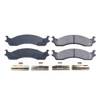Power Stop 1998 Dodge B2500 Front Z17 Evolution Ceramic Brake Pads w/Hardware 17-655