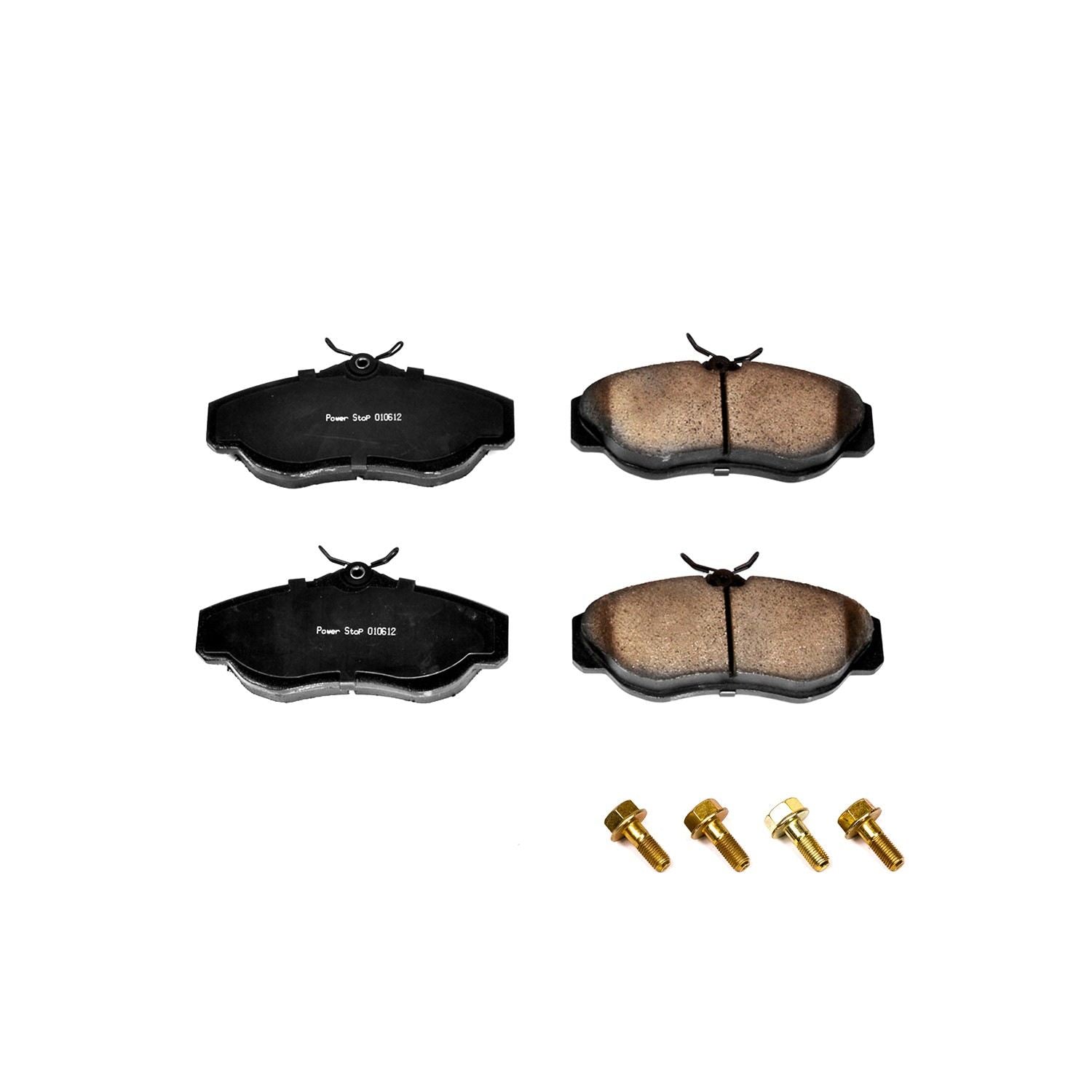 Power Stop 99-04 Land Rover Discovery Front Z17 Evolution Ceramic Brake Pads w/Hardware 17-676
