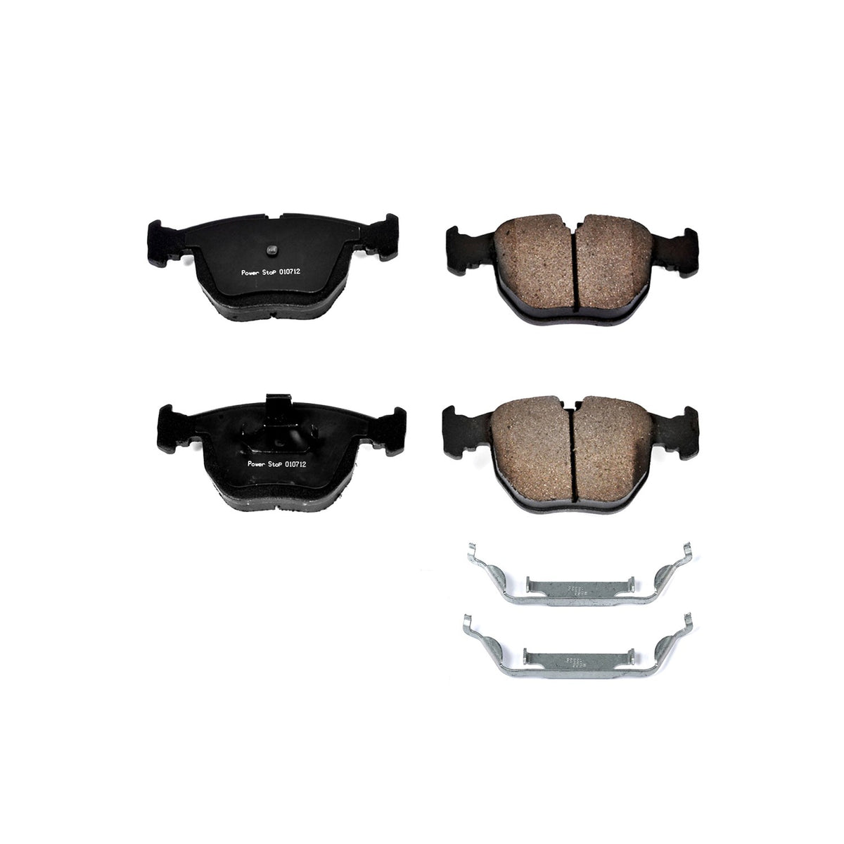 Power Stop 01-03 BMW 530i Front Z17 Evolution Ceramic Brake Pads w/Hardware 17-681