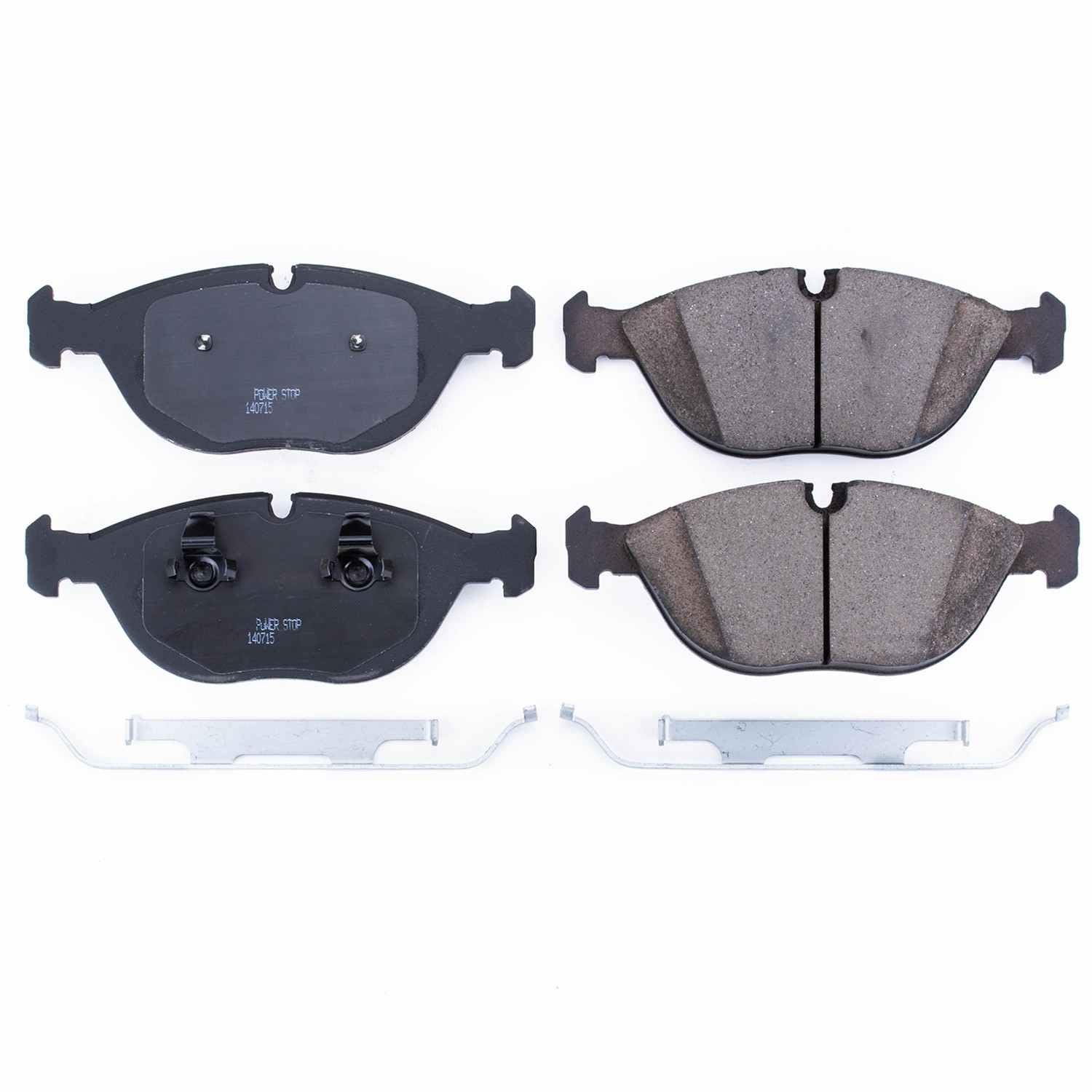 Power Stop 04-06 Audi TT Quattro Front Z17 Evolution Ceramic Brake Pads w/Hardware 17-682