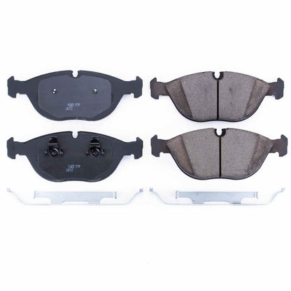 Power Stop 04-06 Audi TT Quattro Front Z17 Evolution Ceramic Brake Pads w/Hardware 17-682