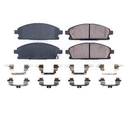 Power Stop 03-06 Acura MDX Front Z17 Evolution Ceramic Brake Pads w/Hardware 17-691