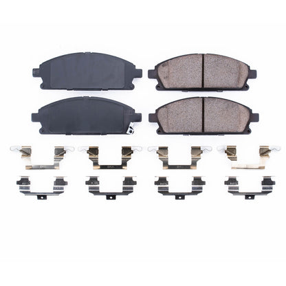 Power Stop 03-06 Acura MDX Front Z17 Evolution Ceramic Brake Pads w/Hardware 17-691