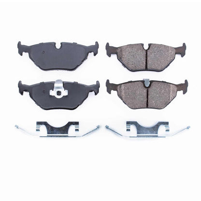 Power Stop 01-02 BMW 525i Rear Z17 Evolution Ceramic Brake Pads w/Hardware 17-692A