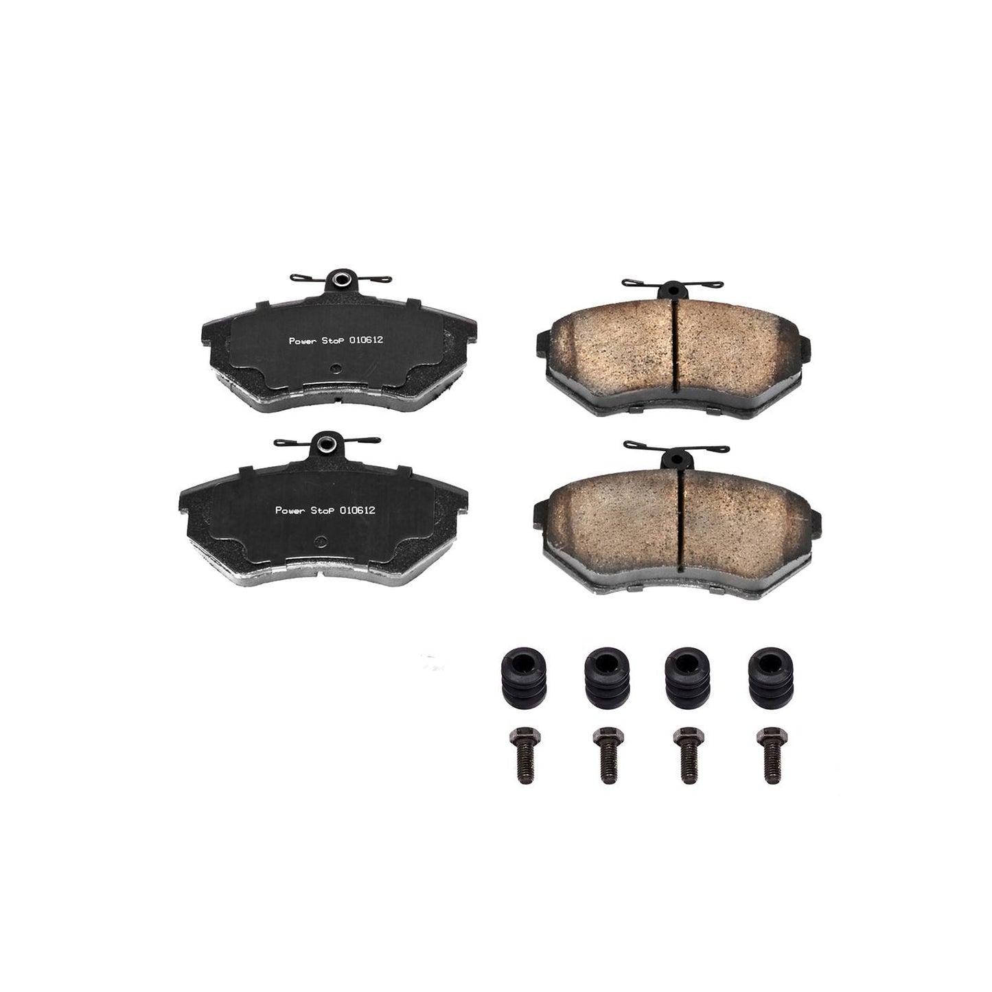 Power Stop 95-02 Volkswagen Cabrio Front Z17 Evolution Ceramic Brake Pads w/Hardware 17-696