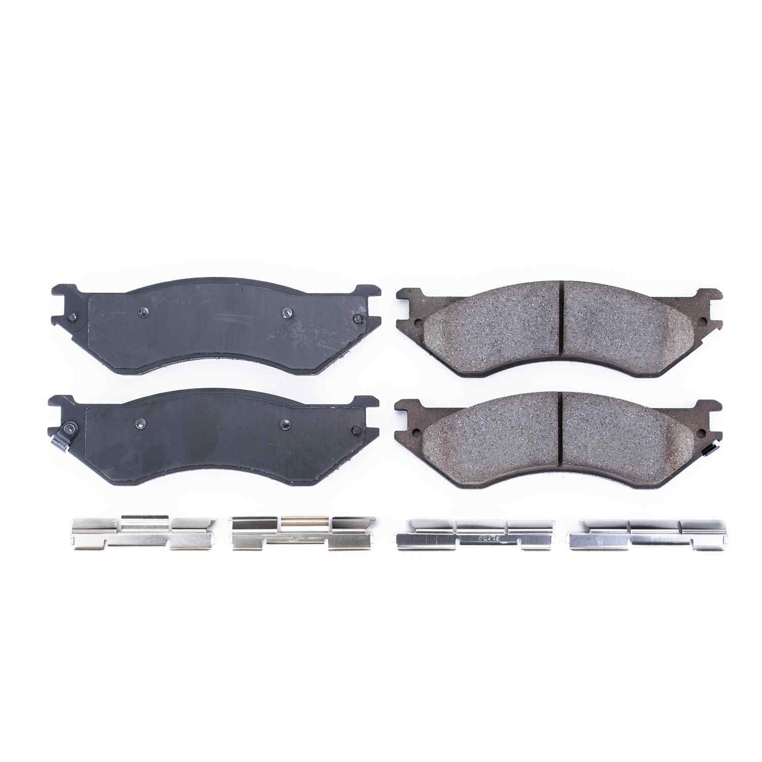 Power Stop 01-08 Dodge Ram 2500 Rear Z17 Evolution Ceramic Brake Pads w/Hardware 17-702A
