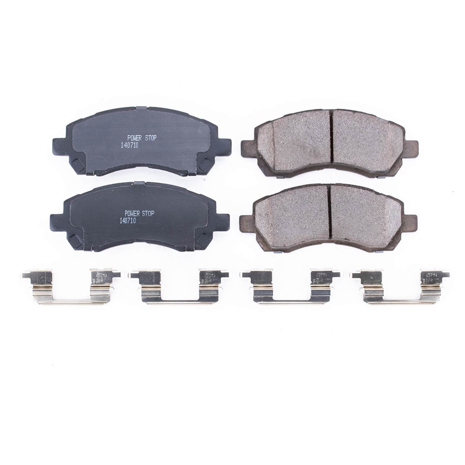Power Stop 97-01 Subaru Impreza Front Z17 Evolution Ceramic Brake Pads w/Hardware 17-722