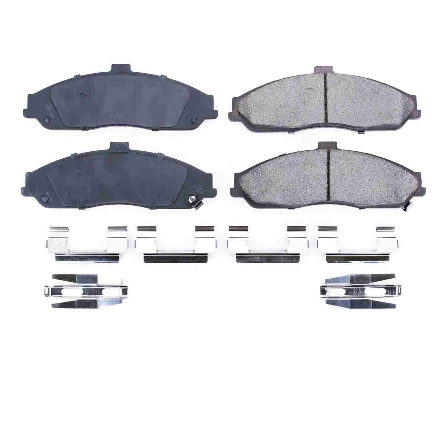 Power Stop 04-09 Cadillac XLR Front Z17 Evolution Ceramic Brake Pads w/Hardware 17-731