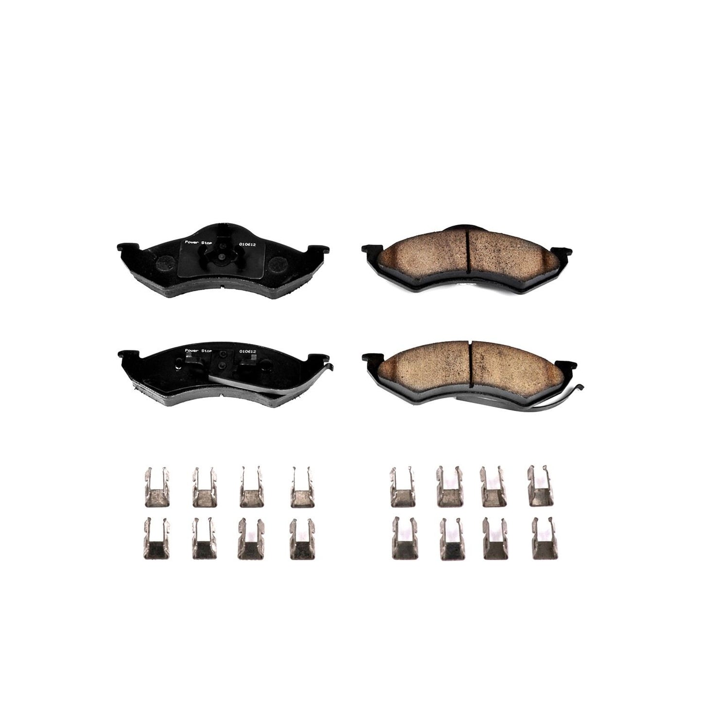 Power Stop 1999 Dodge Dakota Front Z17 Evolution Ceramic Brake Pads w/Hardware 17-746