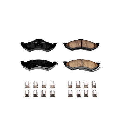 Power Stop 1999 Dodge Dakota Front Z17 Evolution Ceramic Brake Pads w/Hardware 17-746