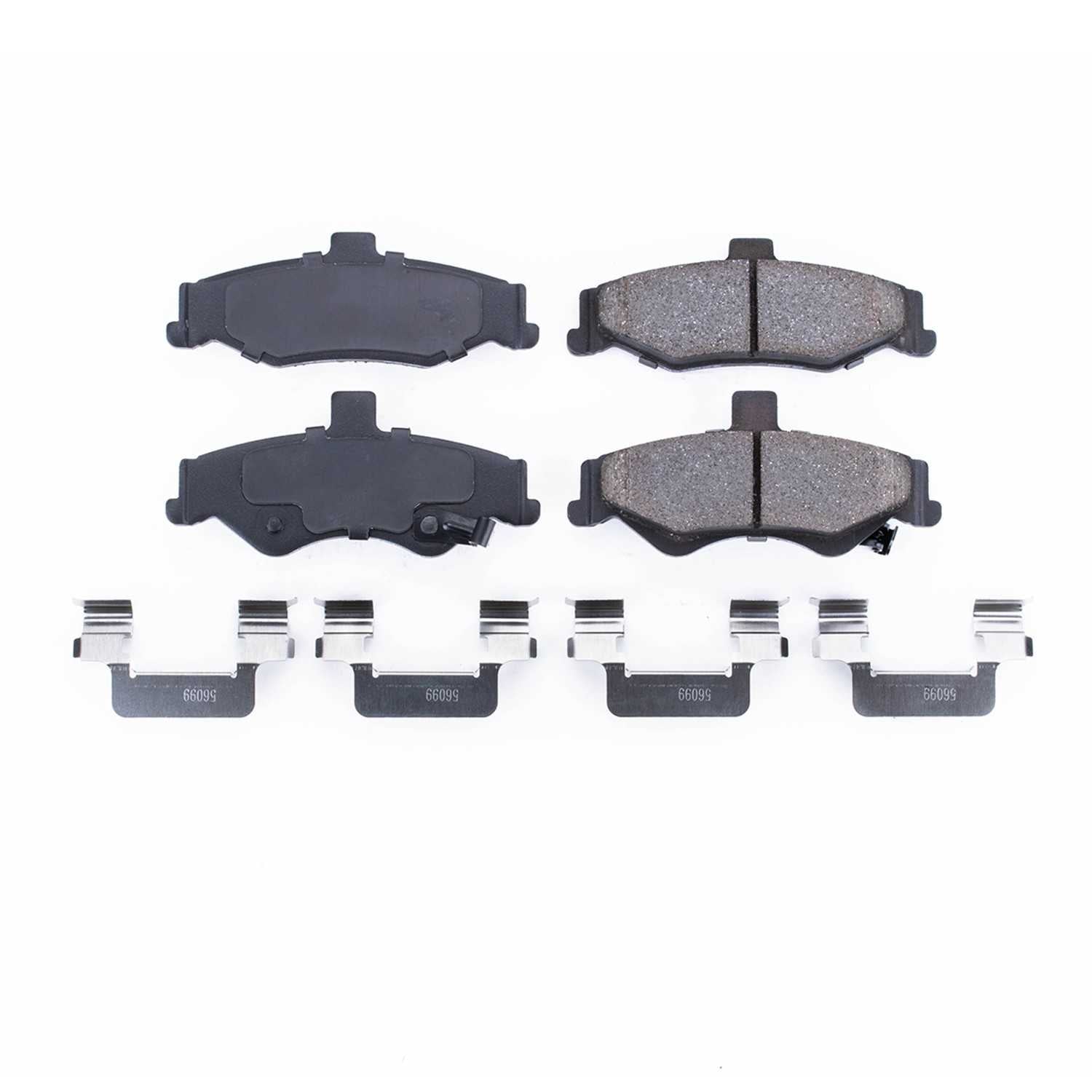 Power Stop 98-02 Chevrolet Camaro Rear Z17 Evolution Ceramic Brake Pads w/Hardware 17-750