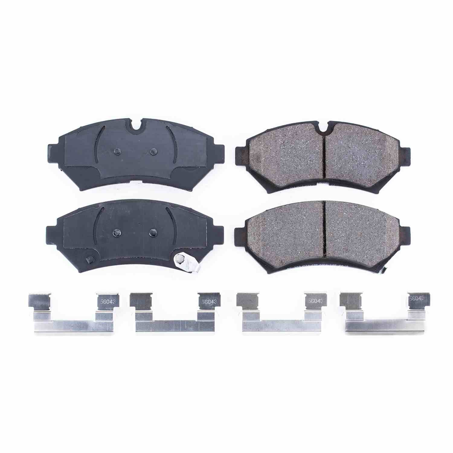 Power Stop 98-02 Cadillac Seville Front Z17 Evolution Ceramic Brake Pads w/Hardware 17-753