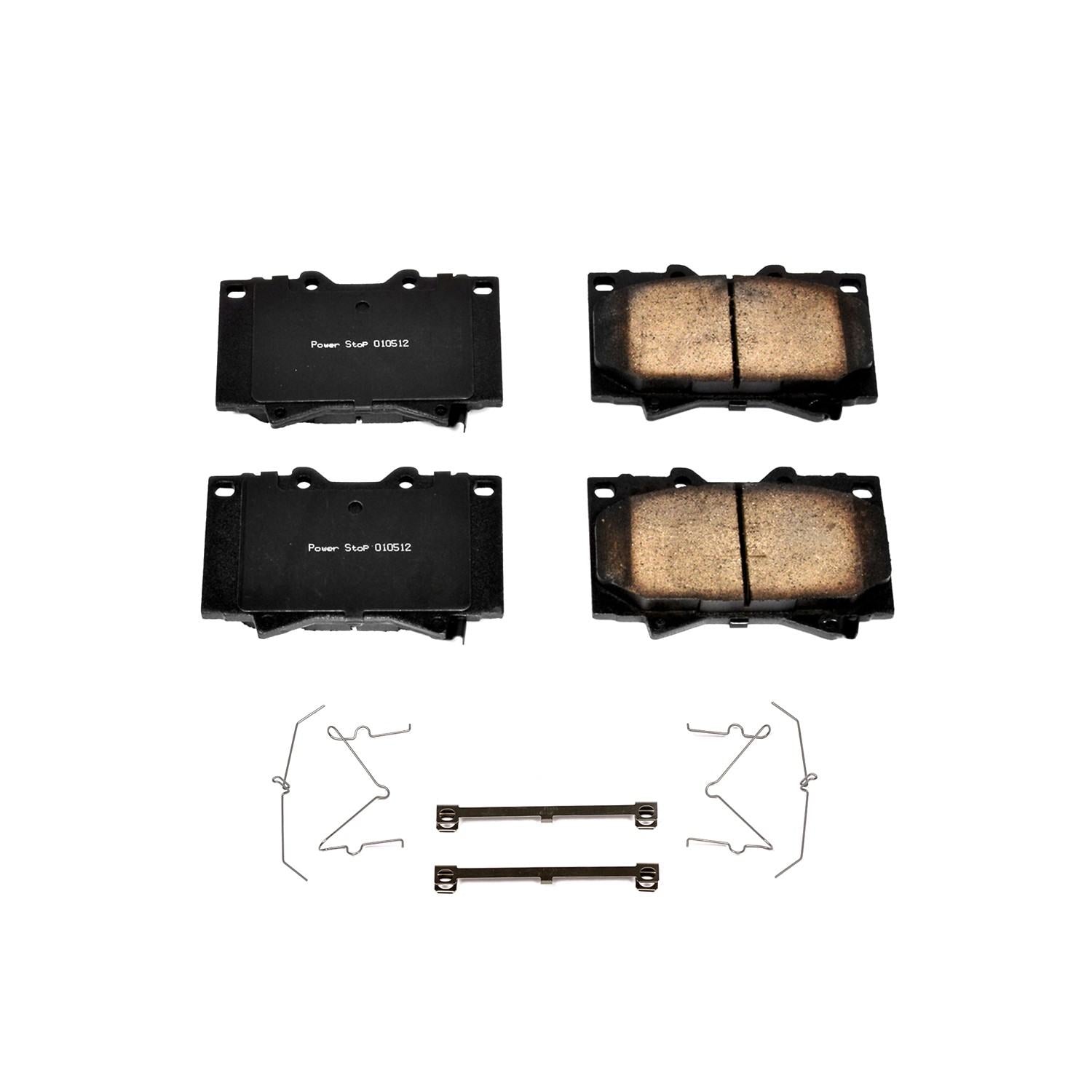 Power Stop 98-07 Lexus LX470 Front Z17 Evolution Ceramic Brake Pads w/Hardware 17-772