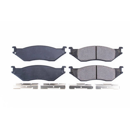 Power Stop 2002 Ford E-550 Econoline SD Front or Rear Z17 Evolution Ceramic Brake Pads w/Hardware 17-777