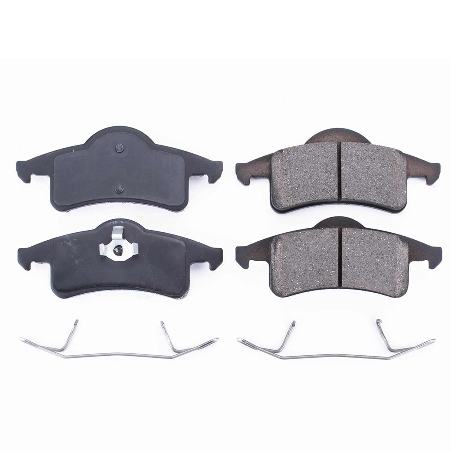 Power Stop 99-04 Jeep Grand Cherokee Rear Z17 Evolution Ceramic Brake Pads w/Hardware 17-791