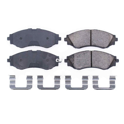 Power Stop 04-11 Chevrolet Aveo Front Z17 Evolution Ceramic Brake Pads w/Hardware 17-797