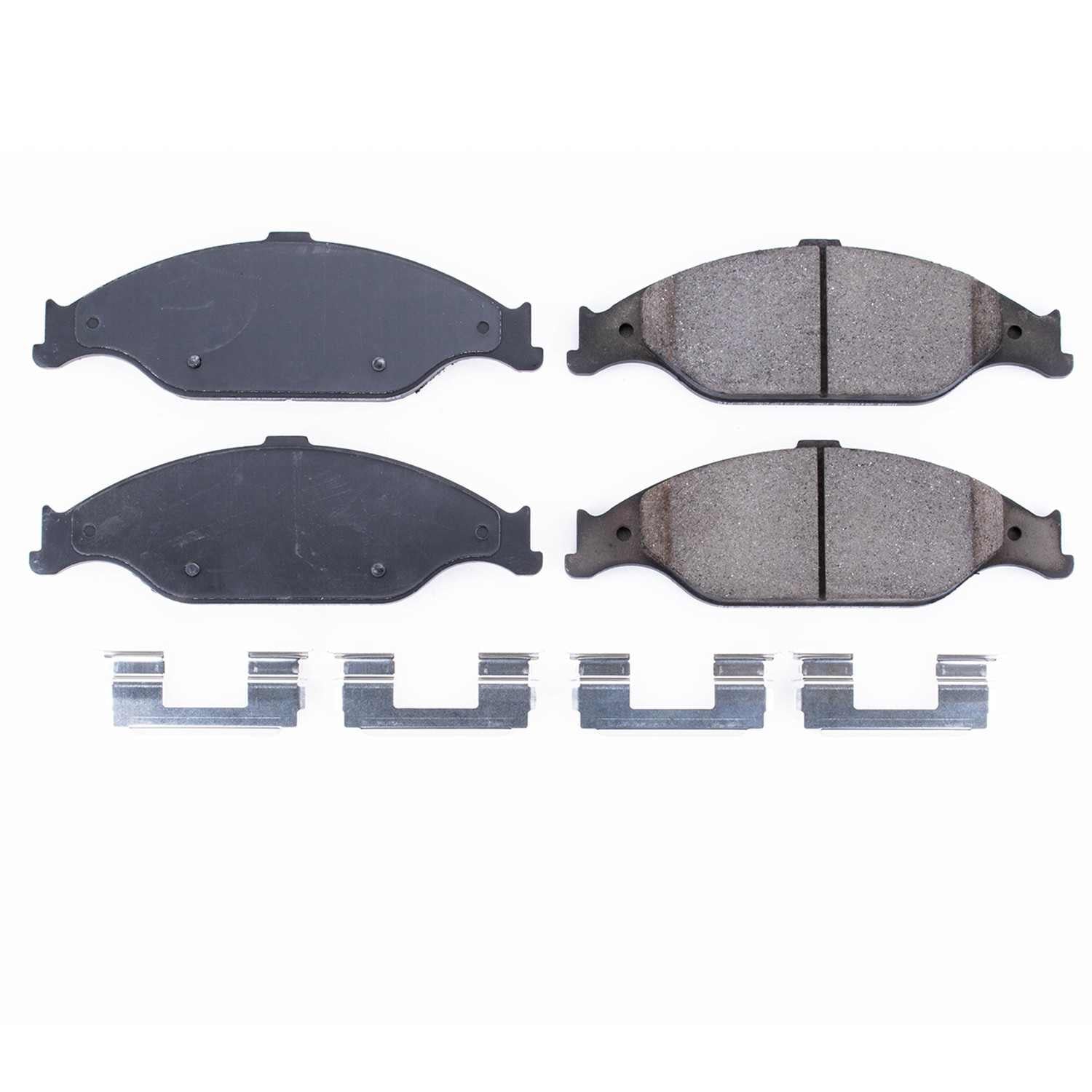 Power Stop 99-04 Ford Mustang Front Z17 Evolution Ceramic Brake Pads w/Hardware 17-804