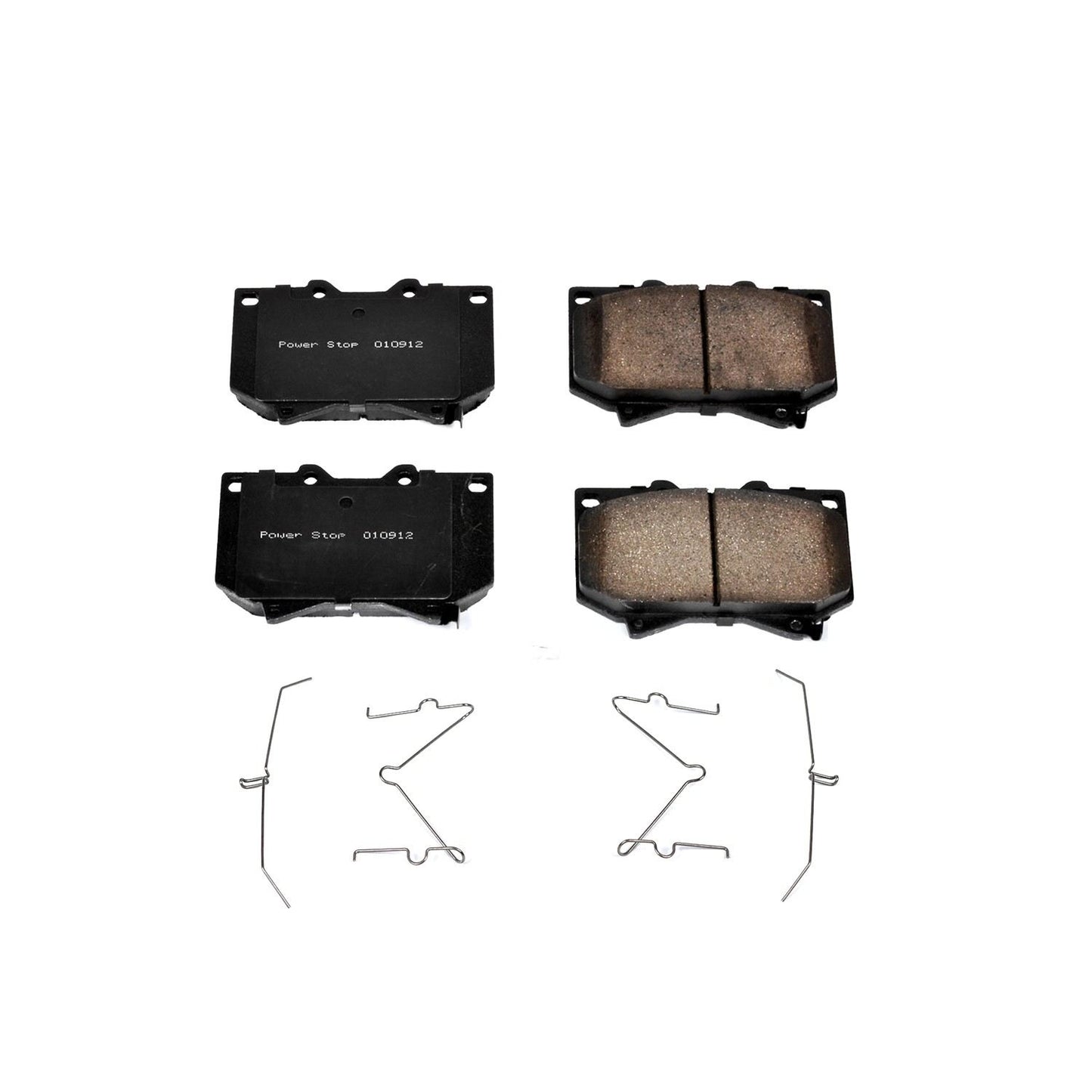 Power Stop 01-03 Toyota Sequoia Front Z17 Evolution Ceramic Brake Pads w/Hardware 17-812