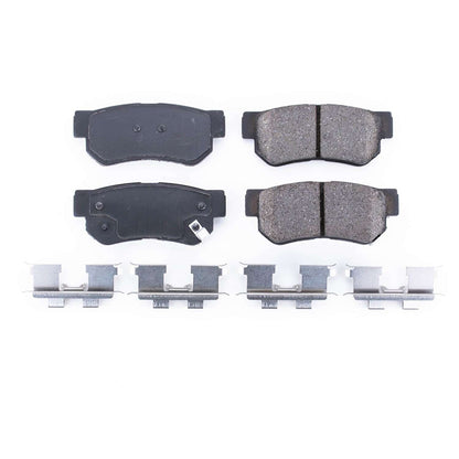 Power Stop 06-09 Hyundai Azera Rear Z17 Evolution Ceramic Brake Pads w/Hardware 17-813