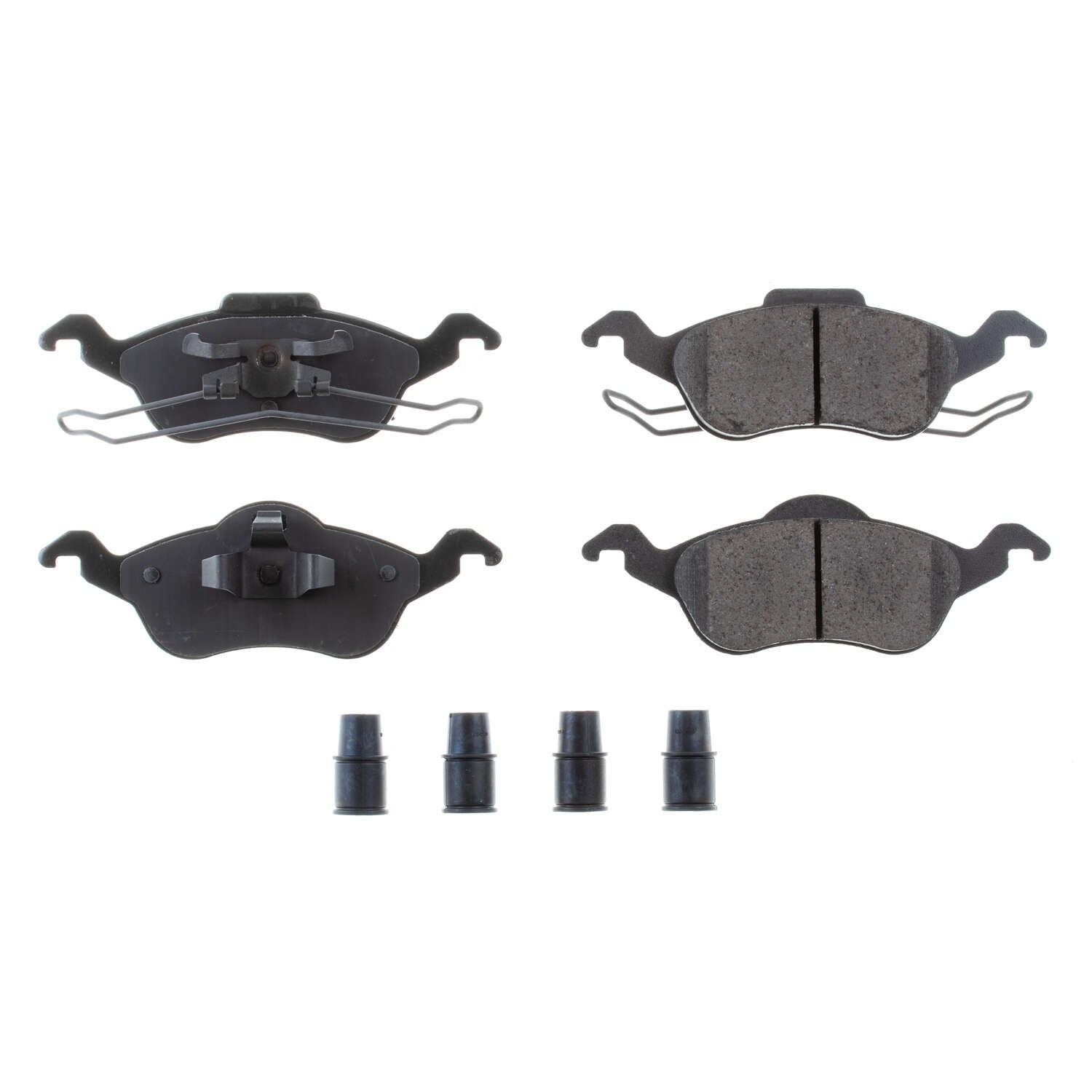 Power Stop 00-04 Ford Focus Front Z17 Evolution Ceramic Brake Pads w/Hardware 17-816