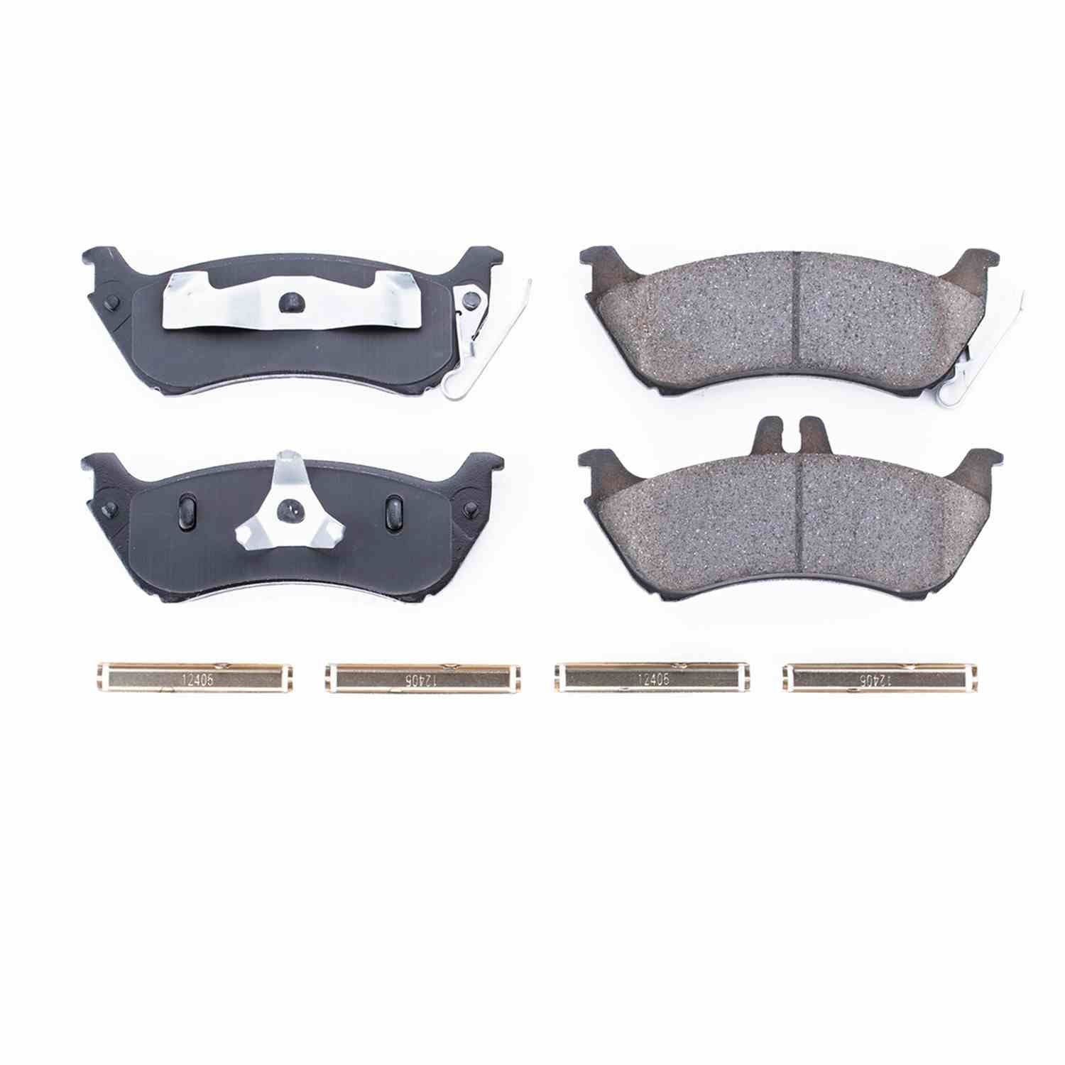 Power Stop 98-03 Mercedes-Benz ML320 Rear Z17 Evolution Ceramic Brake Pads w/Hardware 17-875