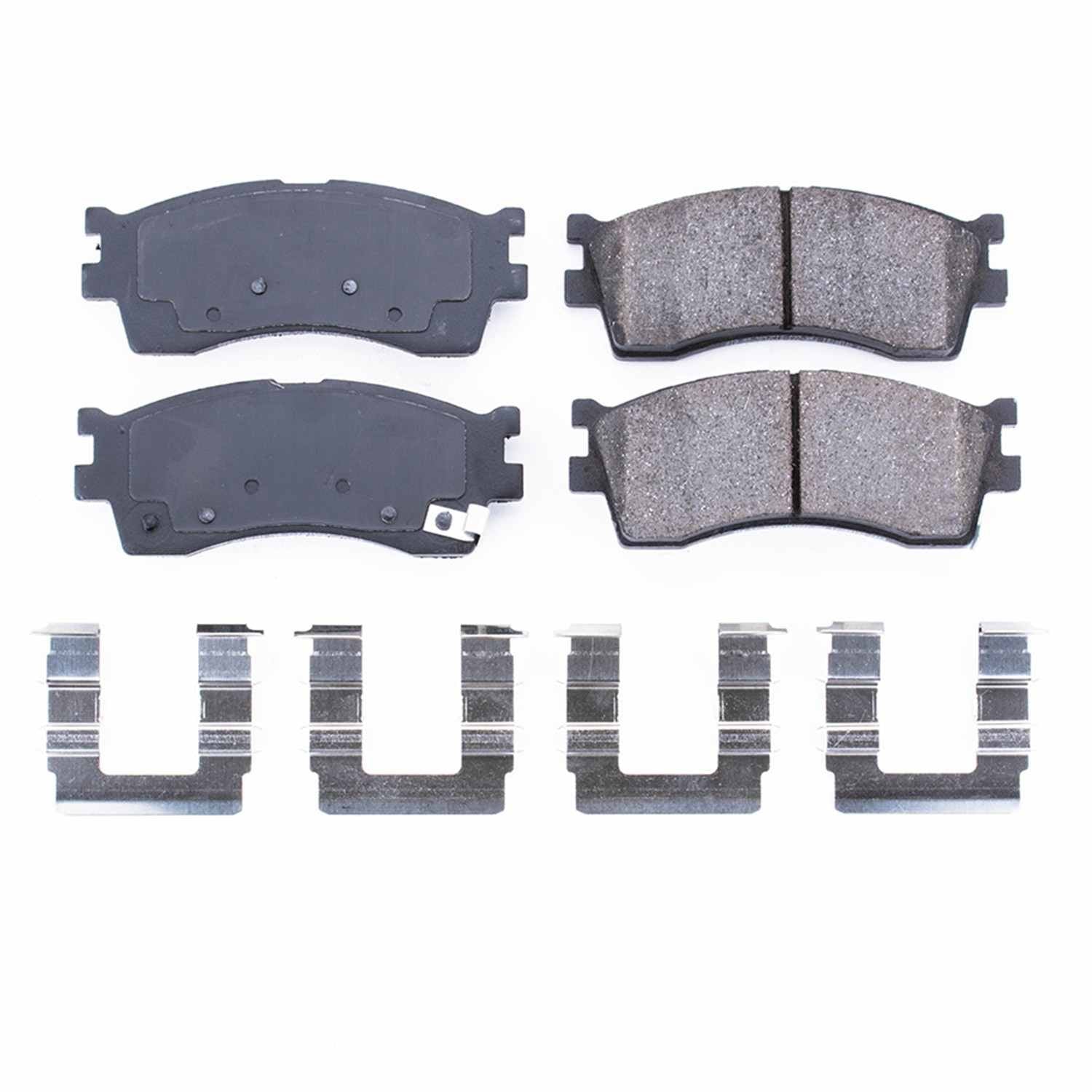 Power Stop 02-05 Kia Rio Front Z17 Evolution Ceramic Brake Pads w/Hardware 17-889