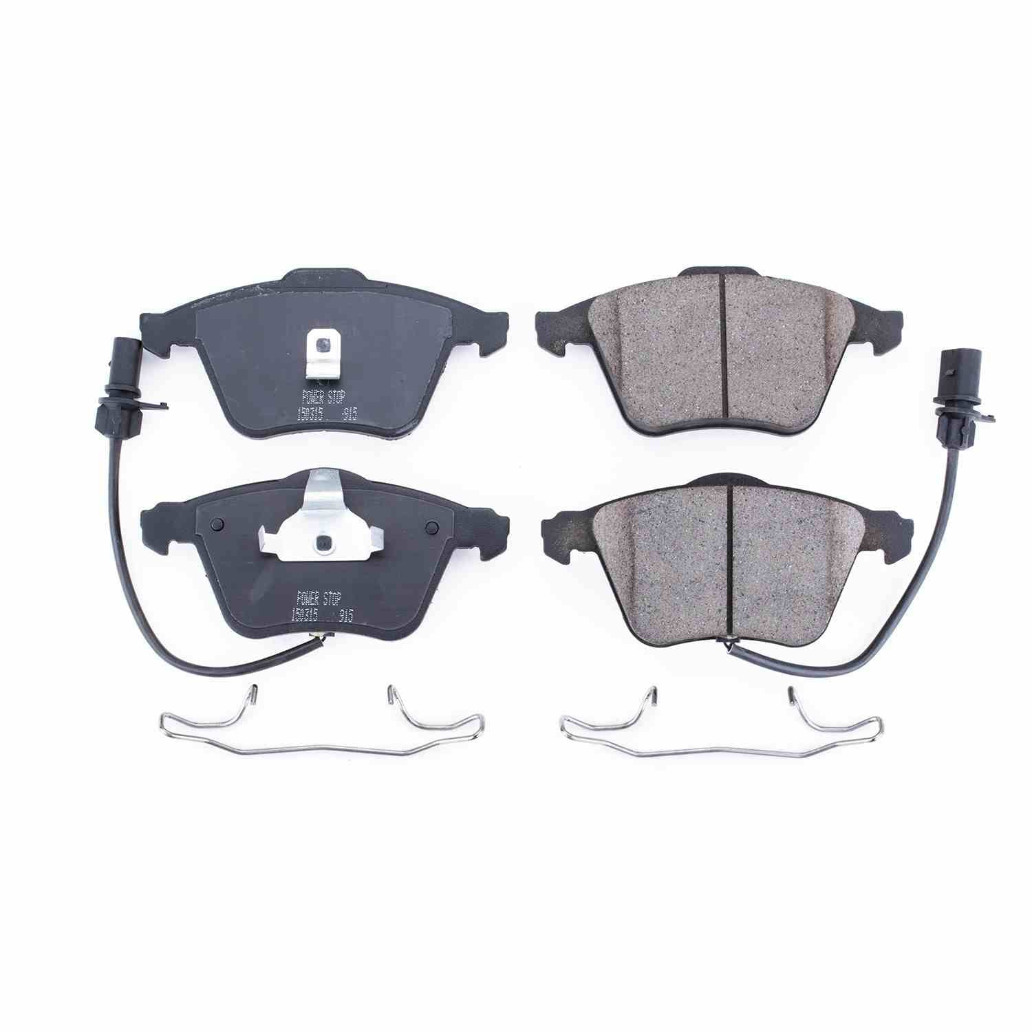 Power Stop 02-04 Audi A6 Quattro Front Z17 Evolution Ceramic Brake Pads w/Hardware 17-915