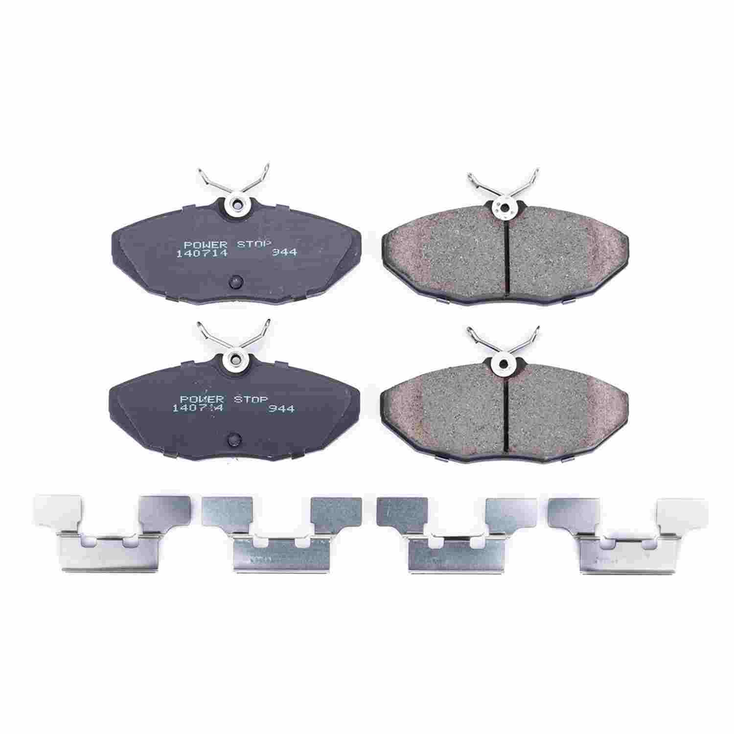 Power Stop 03-05 Jaguar S-Type Rear Z17 Evolution Ceramic Brake Pads w/Hardware 17-944