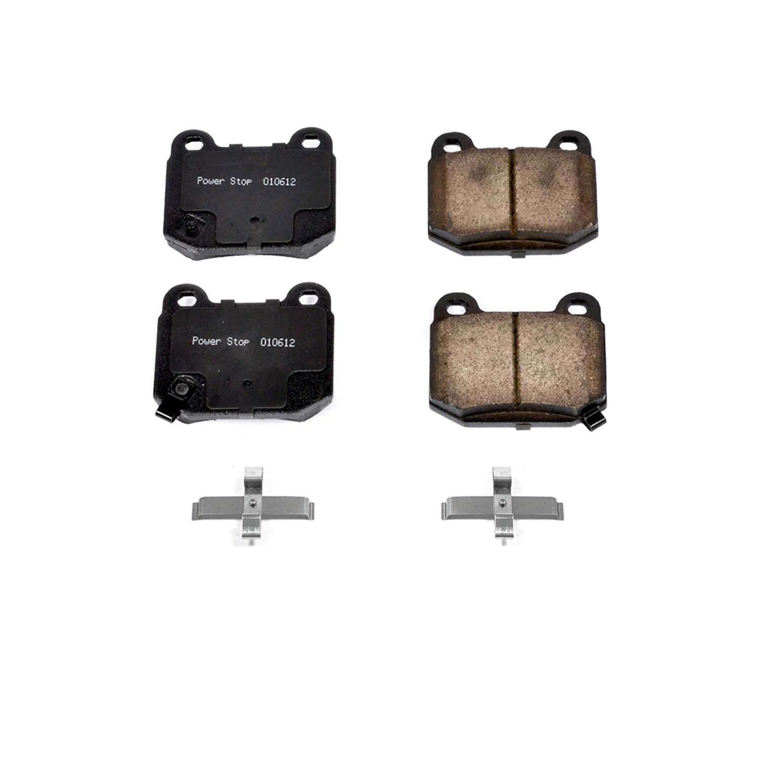 Power Stop 03-05 Infiniti G35 Rear Z17 Evolution Ceramic Brake Pads w/Hardware 17-961