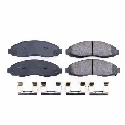 Power Stop 03-04 Dodge Dakota Front Z17 Evolution Ceramic Brake Pads w/Hardware 17-962