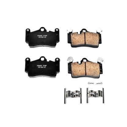 Power Stop 07-15 Audi Q7 Rear Z17 Evolution Ceramic Brake Pads w/Hardware 17-978