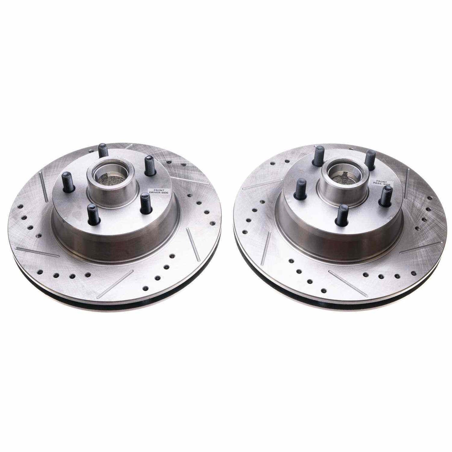 PowerStop Power Stop 69-70 Ford Country Squire Front Evolution Drilled & Slotted Rotors - Pair AR8102XPR