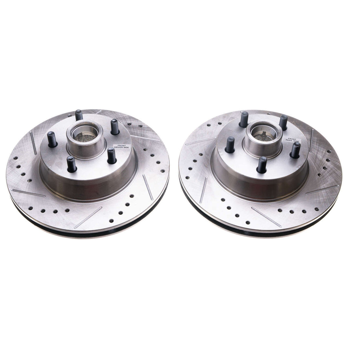 PowerStop Power Stop 69-70 Ford Country Squire Front Evolution Drilled & Slotted Rotors - Pair AR8102XPR