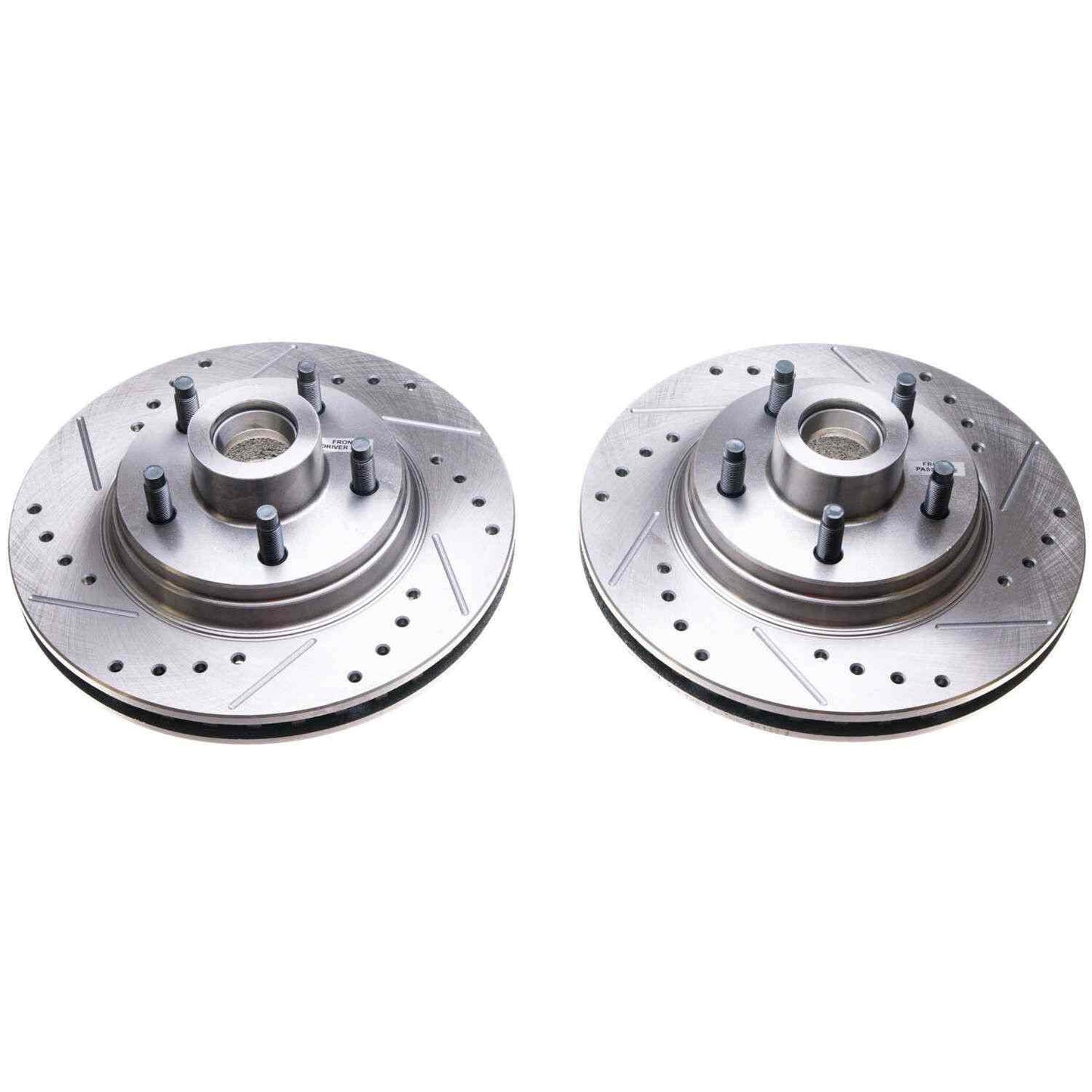 PowerStop Power Stop 84-86 Ford Mustang Front Evolution Drilled & Slotted Rotors - Pair AR8118XPR