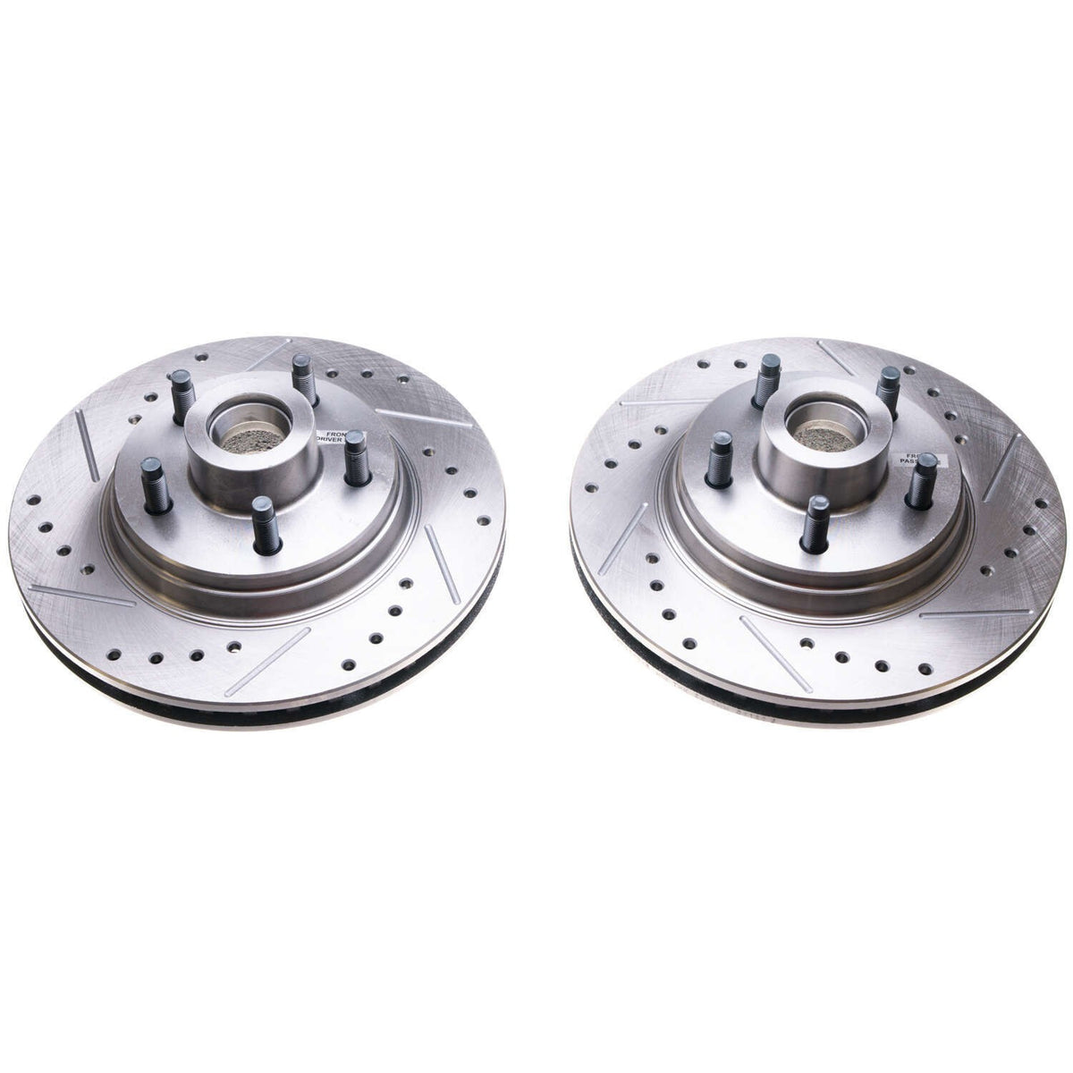 PowerStop Power Stop 84-86 Ford Mustang Front Evolution Drilled & Slotted Rotors - Pair AR8118XPR