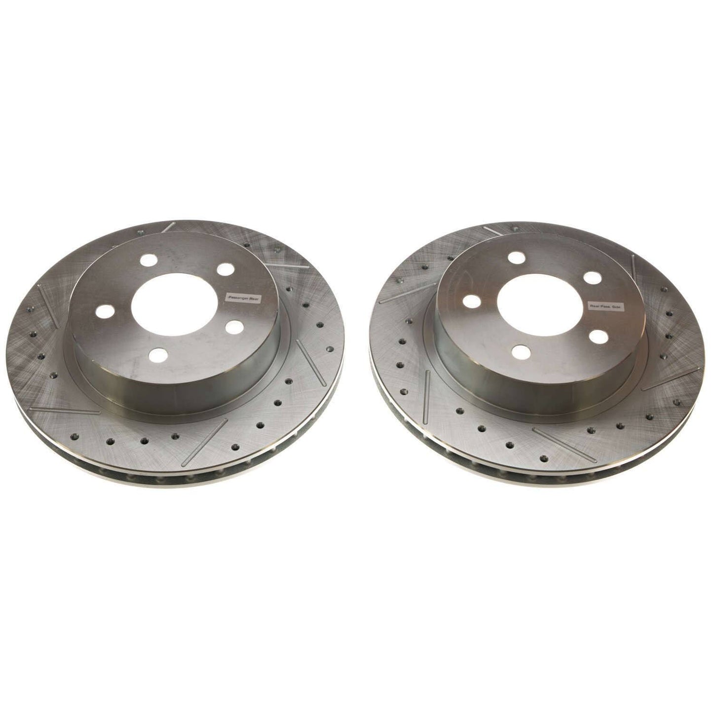 PowerStop Power Stop 84-86 Ford Mustang Rear Evolution Drilled & Slotted Rotors - Pair AR8121XPR