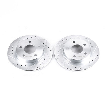 PowerStop Power Stop 93-05 Ford Taurus Rear Evolution Drilled & Slotted Rotors - Pair AR8139XPR