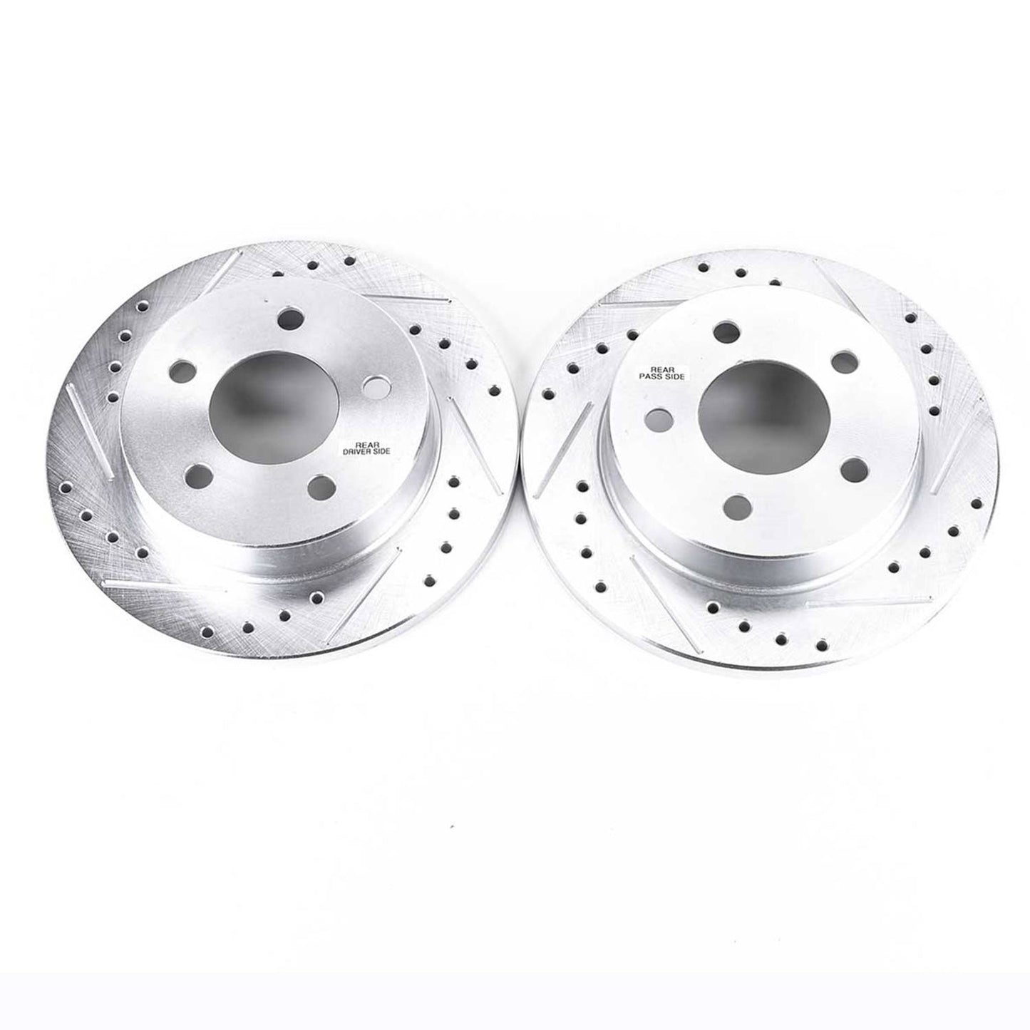 PowerStop Power Stop 94-04 Ford Mustang Rear Evolution Drilled & Slotted Rotors - Pair AR8142XPR
