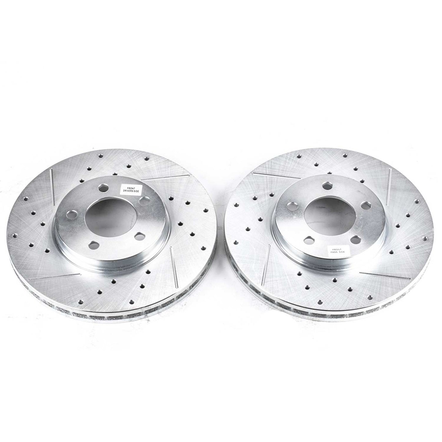 PowerStop Power Stop 96-99 Ford Taurus Front Evolution Drilled & Slotted Rotors - Pair AR8149XPR