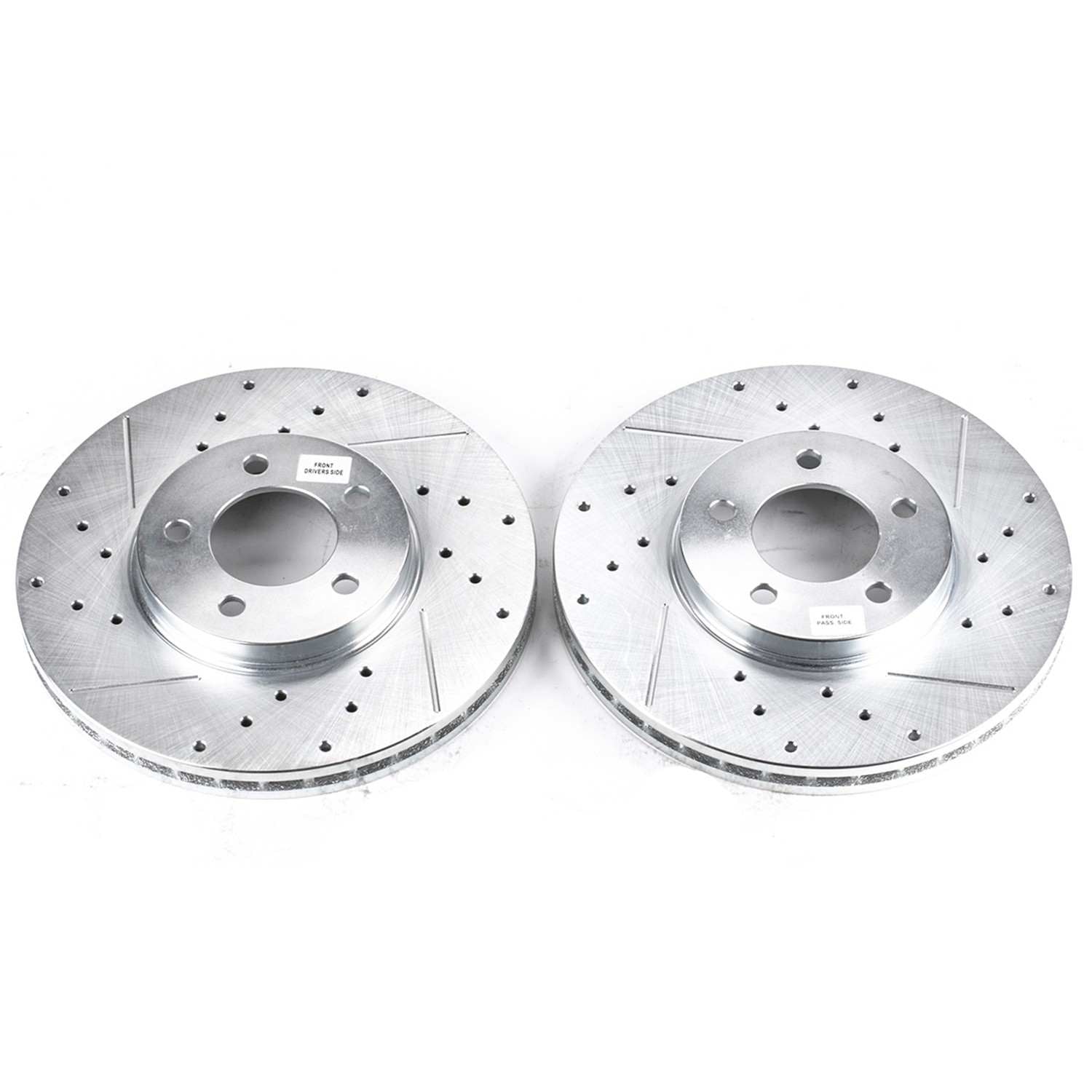 PowerStop Power Stop 96-99 Ford Taurus Front Evolution Drilled & Slotted Rotors - Pair AR8149XPR