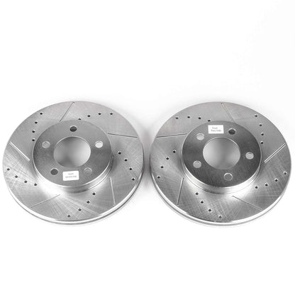 PowerStop Power Stop 94-00 Ford Taurus Front Evolution Drilled & Slotted Rotors - Pair AR8151XPR